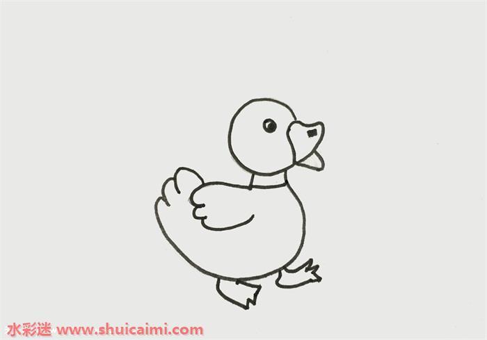 簡筆畫小鴨教案